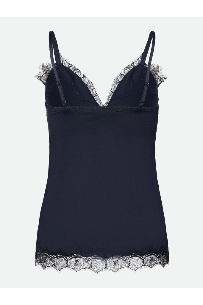 Rosemunde Billie Strap Top  With Elegant Lace 4217 | 192 Dark Blue