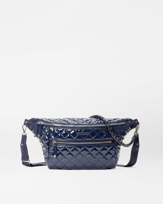 MZ Wallace Crosby Crossbody Sling Bag 1267C1607 | Navy Lacquer