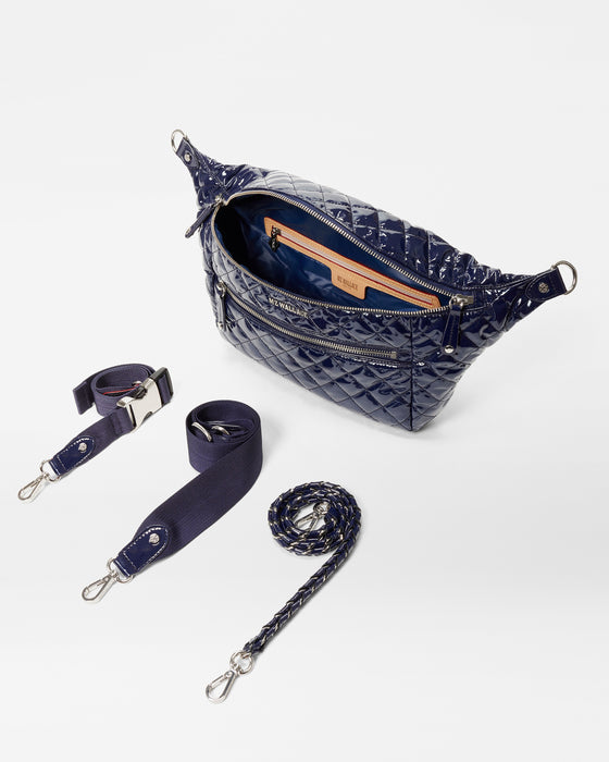 MZ Wallace Crosby Crossbody Sling Bag 1267C1607 | Navy Lacquer