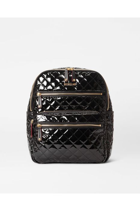 MZ Wallace Crosby Backpack 1375C0434 | Black Lacquer