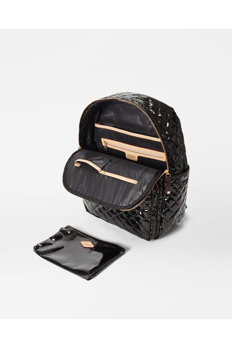 MZ Wallace Crosby Backpack 1375C0434 | Black Lacquer