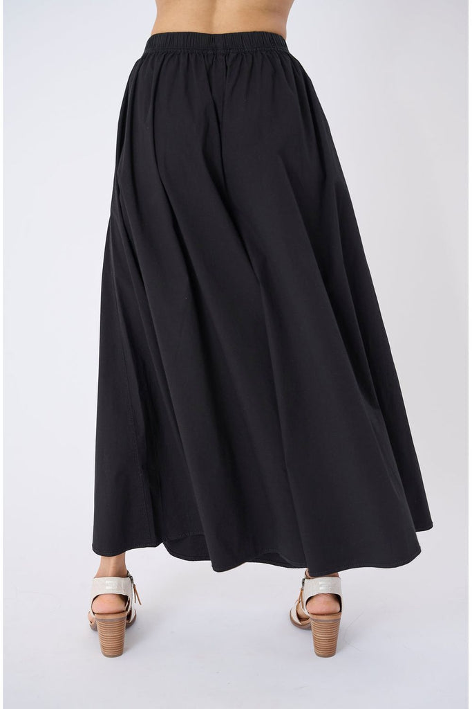 Marrakech Bora Stretch Poplin Super Wide Leg Pants RR 70674 | Black