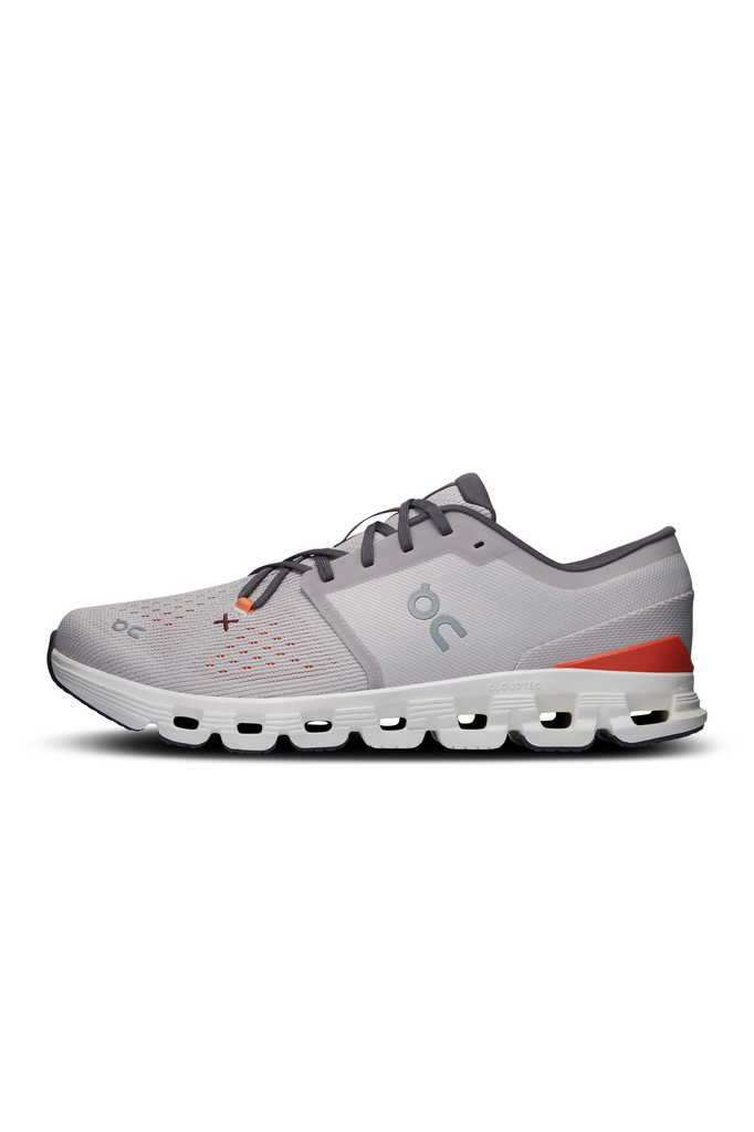 On Running Cloud X 4 Women's Performance Sneakers 3WE30072905 | Silver/Flame