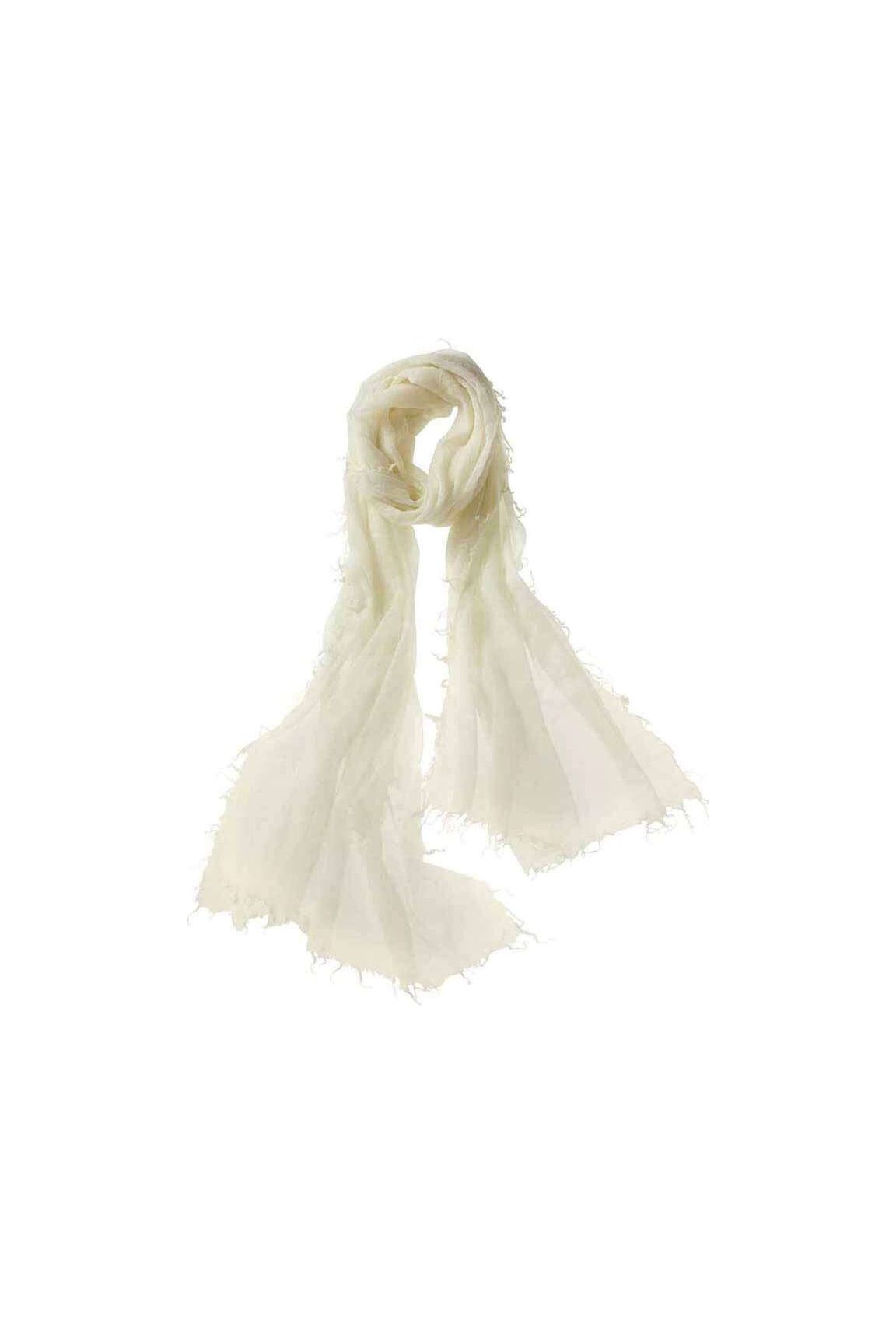 Cashmere Woven Scarf - Soft Mink