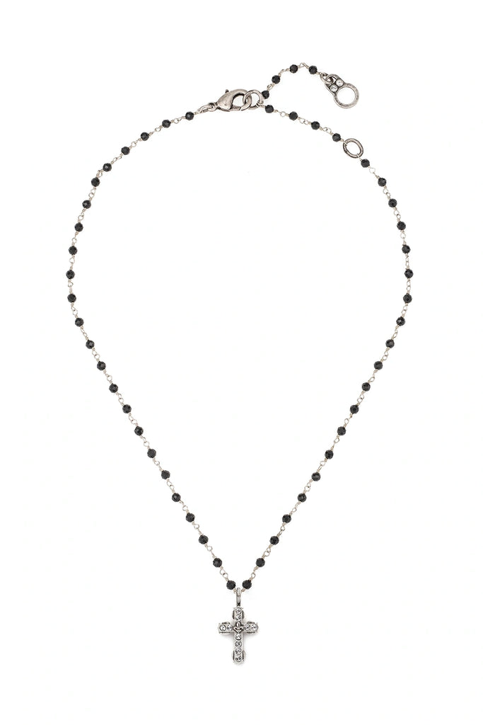 French Kande Necklace | The Alouette FKPDS2259-Z | Sliver