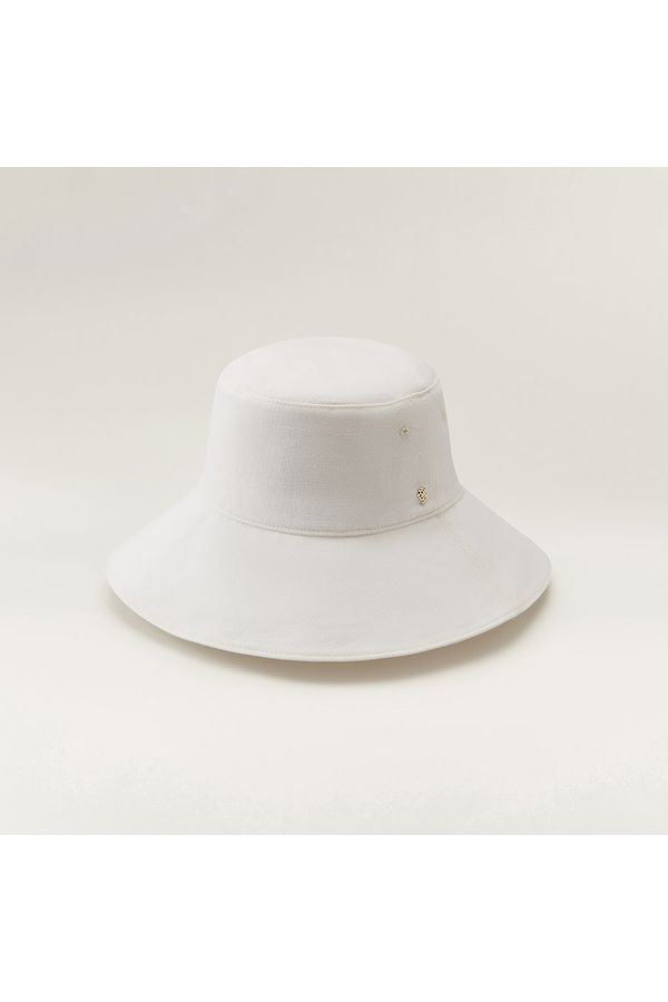 Helen Kaminski Daintree Linen Bucket Hat | Off White