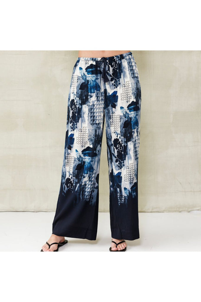 go by Go Silk Go Pump Up The Volume Wide Leg Pants P431-GBDD | Gameboard Dye