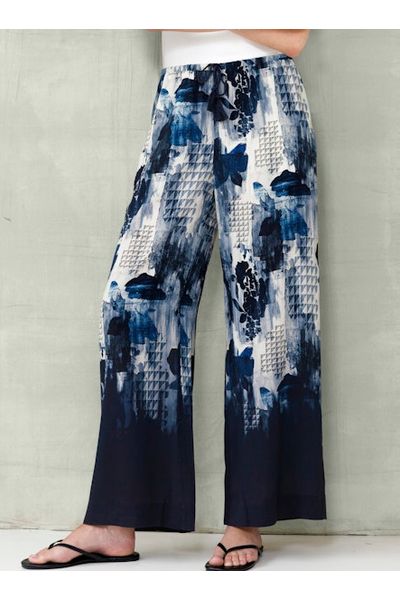 go by Go Silk Go Pump Up The Volume Wide Leg Pants P431-GBDD | Gameboard Dye