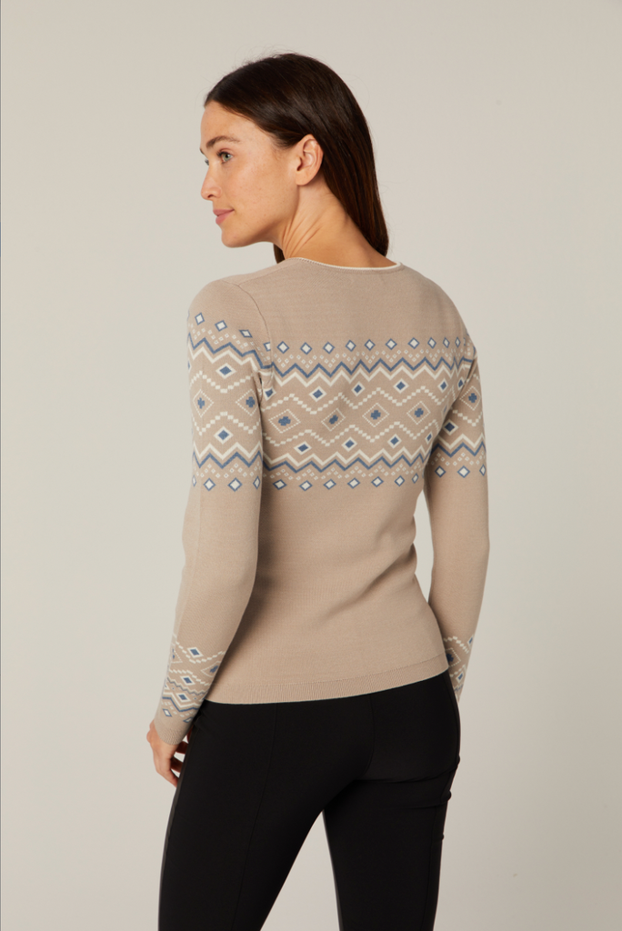 Alp N Rock Yvette II Henley Sweater | Heather Stone