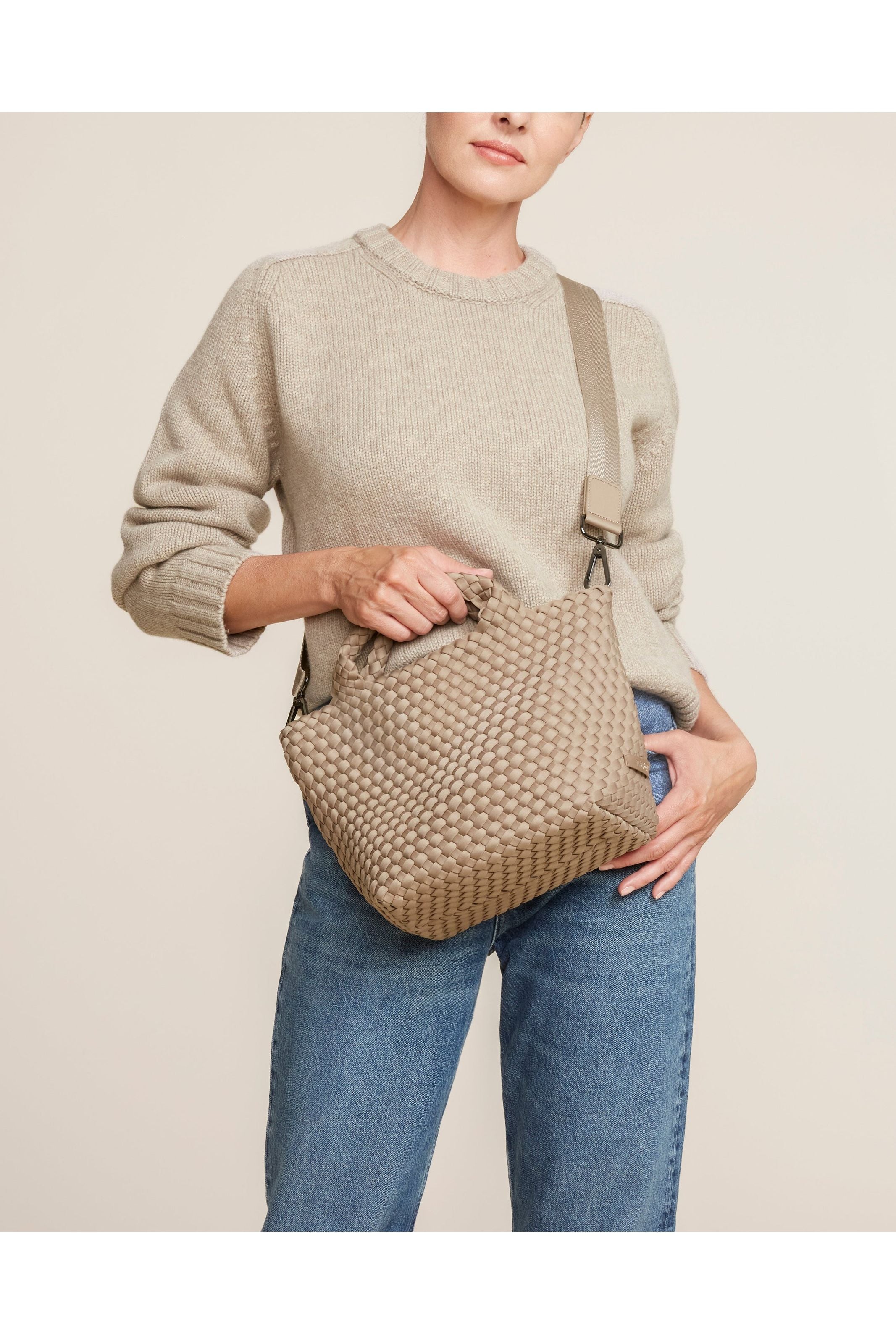Brunello Cucinelli Boutique Zurich: Fleecy Virgin Wool And Cashmere Bag  (Honey) - Luxferity