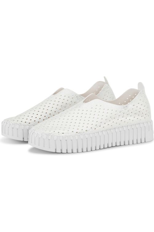 Ilse Jacobsen Hornbæk Tulipu 0023 Platform Sneakers | White 100