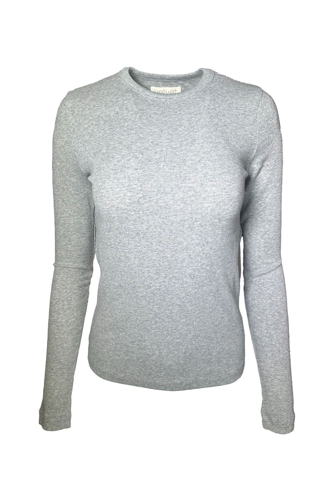 Velvet by Jenny Graham Camino 05 Tee | Heather Grey