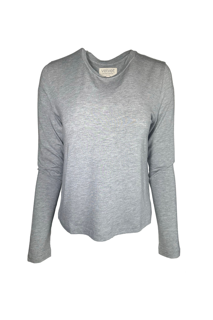 Velvet by Jenny Graham Pacifica 05 Tee | Heather Grey