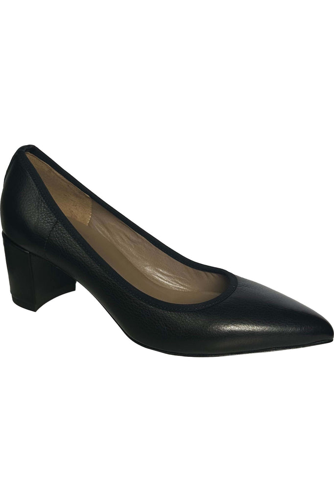 Robertson Madison Leslie 74150 Pump | Nero Vitello Leather | Clearance Final Sale