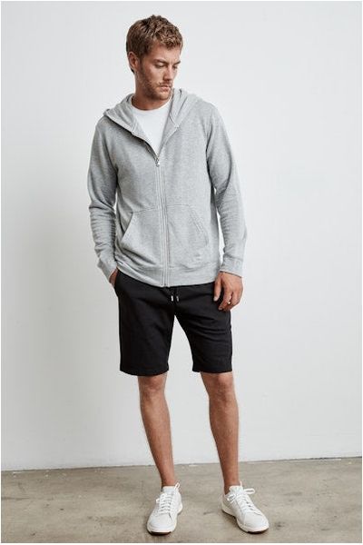 Velvet by Graham & Spencer Men's Rodan Hoodie | Heather Grey