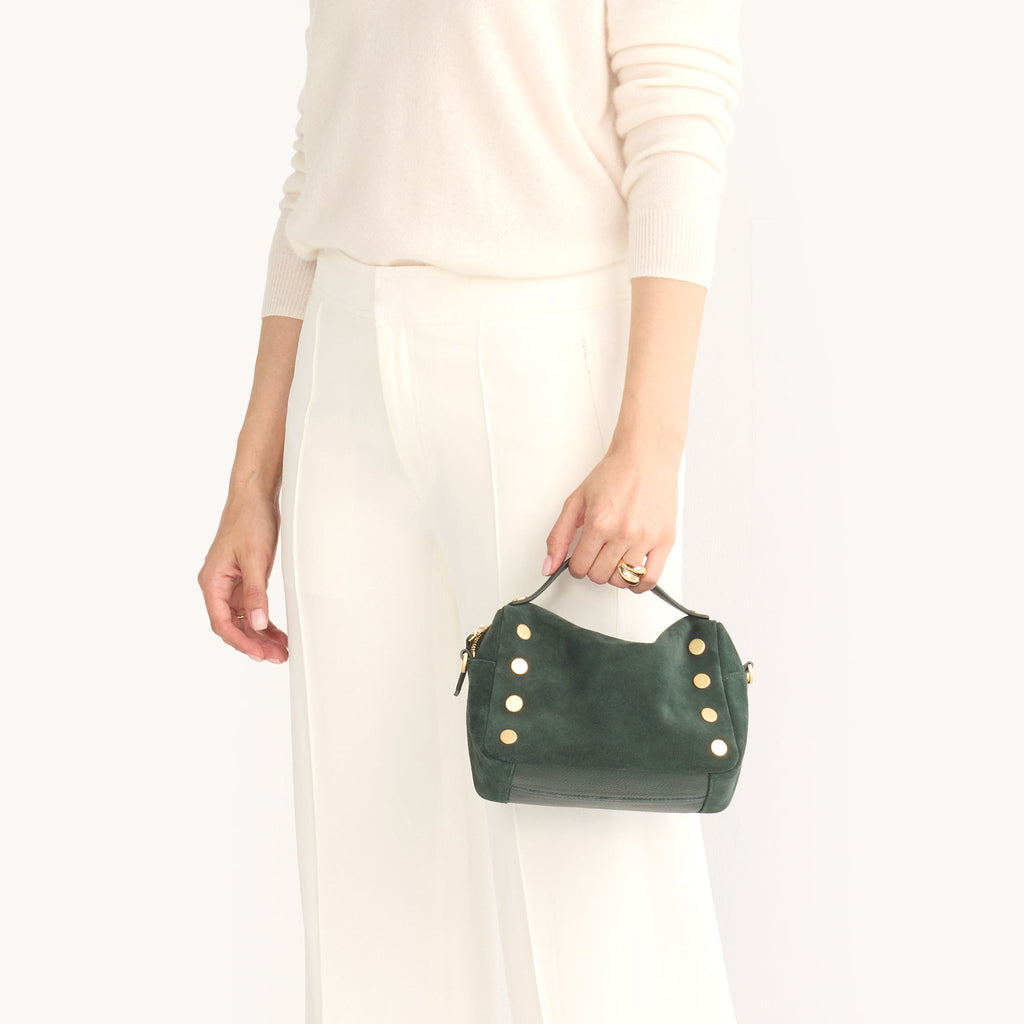 Hammitt Evan Small Crossbody Bag 17164 | Green Room Suede