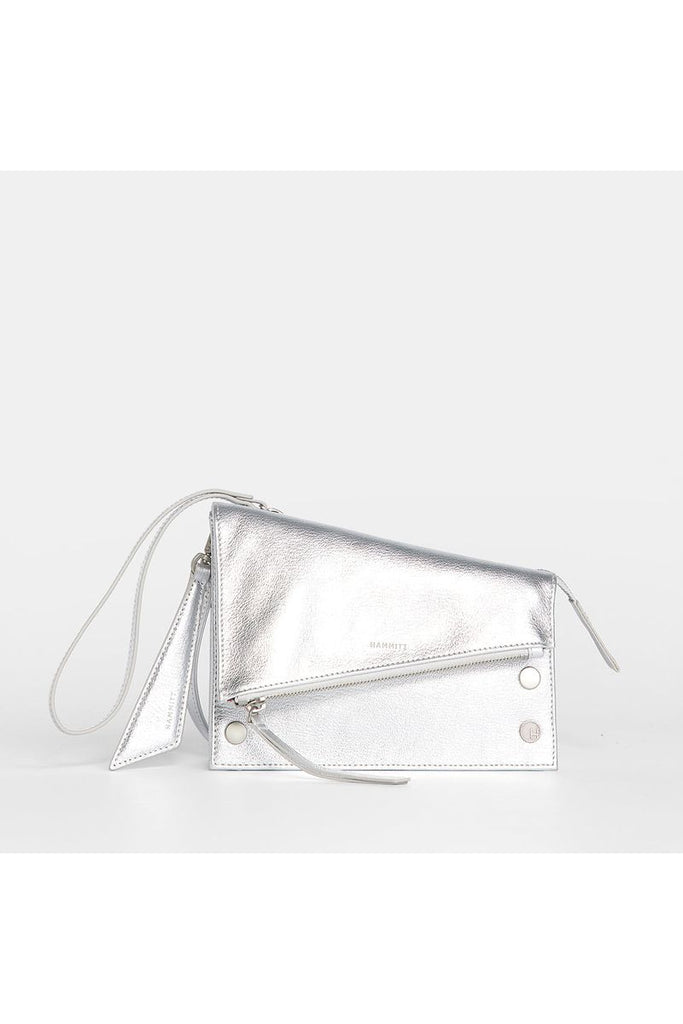 Hammitt Curtis Handbag | Sidewalk Silver/Brushed Silver