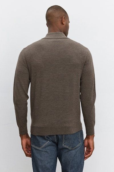 Velvet by Graham & Spencer Men's Fletcher Quarter-Zip | Acorn