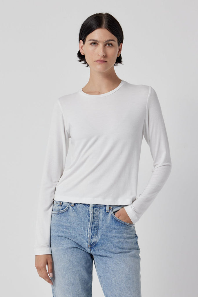 Velvet by Jenny Graham Pacifica 05 Tee | White