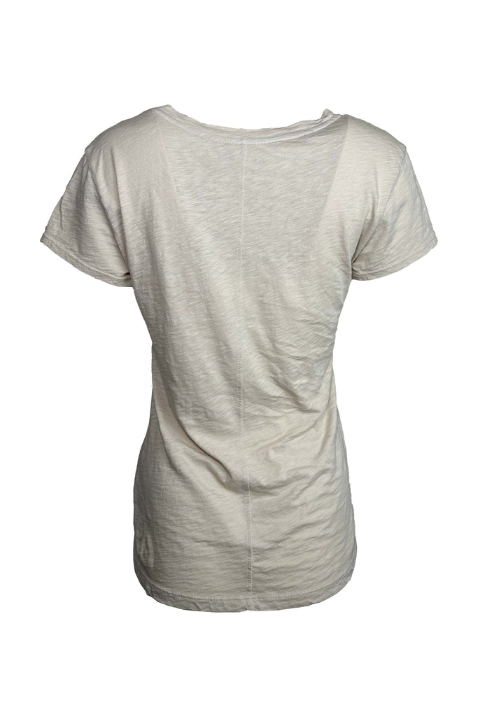 Velvet by Graham & Spencer Odelia Short Sleeve Crew Neck Tee | Sand