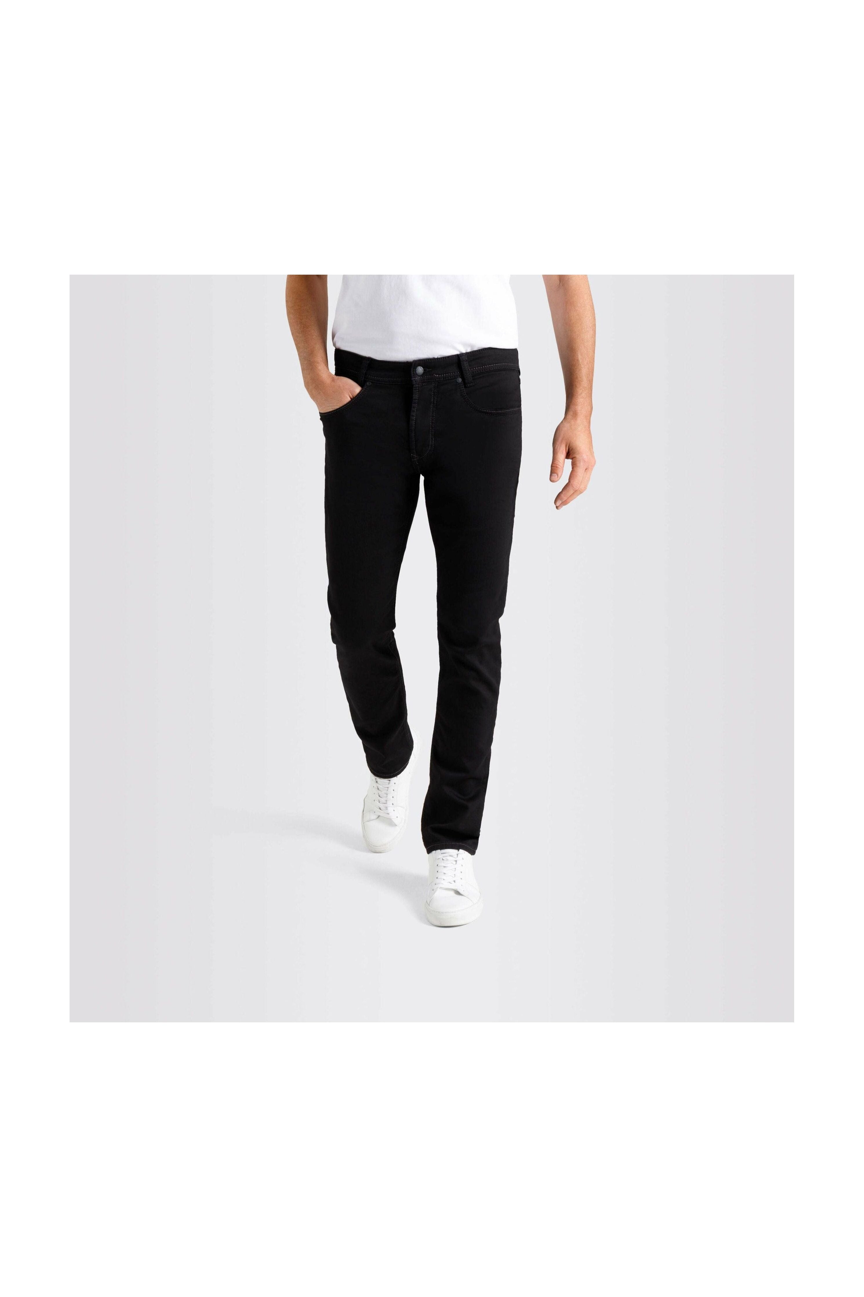 H896 n Robertson | Mac Jeans Madison – Jog Men\'s 0590-00-0994L Clean Black/Black Jeans-